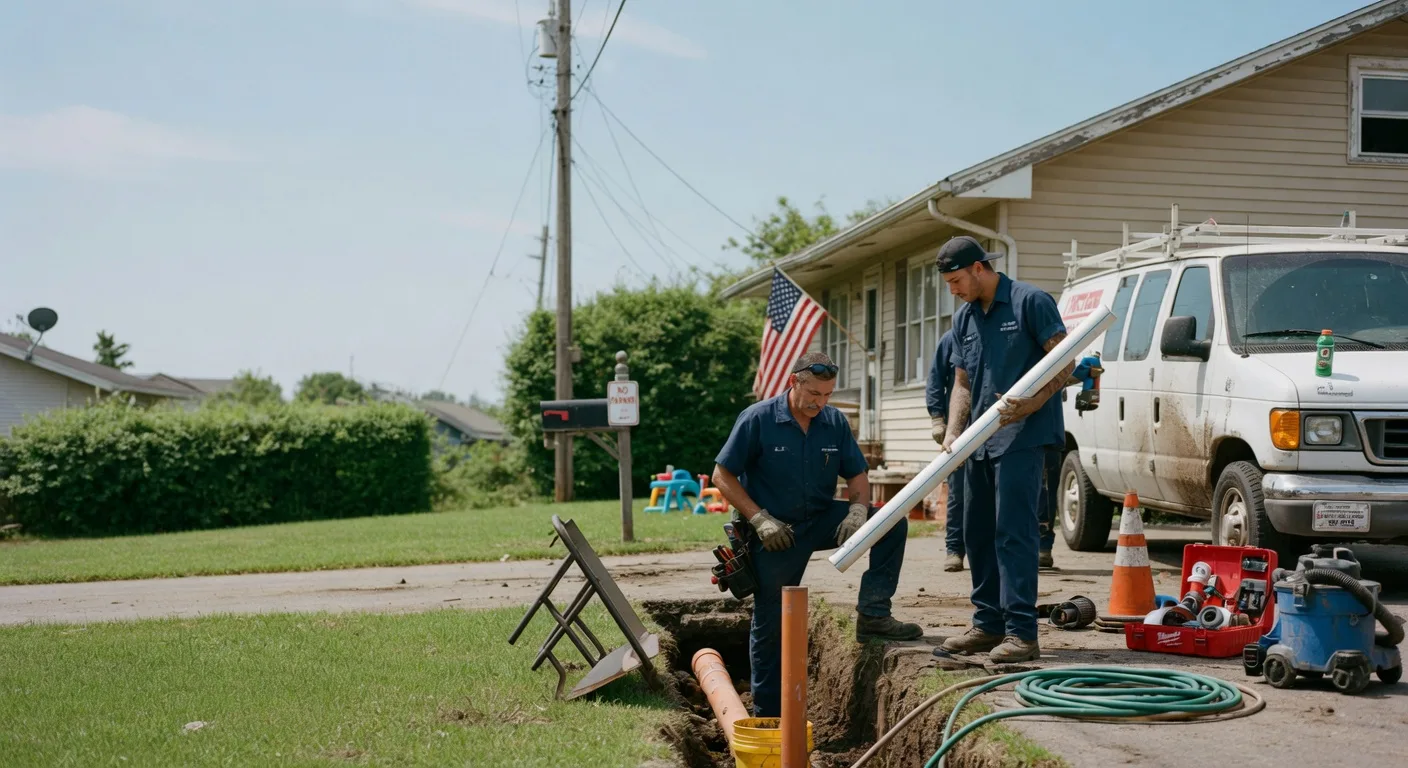 Sewer Line Inspection in Hartshorne, OK
